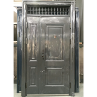 Porte de sécurité en acier inoxydable, charnières dissimulées anti-effraction, design étanche, entrée moderne pour appartement, hôtel, villa, hall
