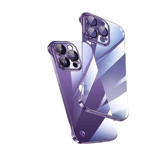 Thích hợp cho iphone17 siêu mỏng trường hợp điện thoại di động mà không có biên giới 16 mạ điện cứng 15Promax trong suốt Protec - Product Image 5