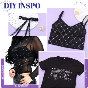 Strass thermocollants de qualité A4, couleurs cristal AB, vente en gros Oleeya Factory pour accessoires de vêtements et robes - Product Image 5