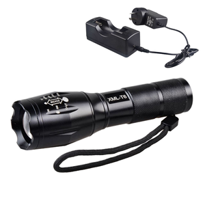 Chất lượng tốt ánh sáng mạnh mẽ dài T6 chùm khoảng cách siêu sáng G800 chiến thuật đèn pin Zoomable LED Torch - Product Image 1