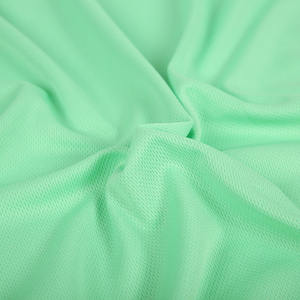 Vente en gros 75D 135-150gsm 100% polyester léger tricot à œil d'oiseau tissu à séchage rapide évacuation de l'humidité filles en plein air - Product Image 3