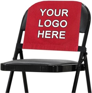 ผ้าคลุมพนักพิงศีรษะแบบผ้าพับ/แบบเรียบสำหรับโฆษณาบนเก้าอี้ - Product Image 4