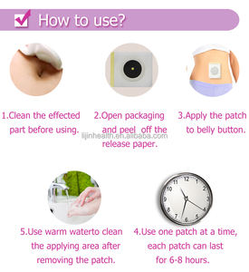 최고 순위 제품 자석 배꼽 슬리밍 패치 무게 손실 배꼽 패치 - Product Image 6