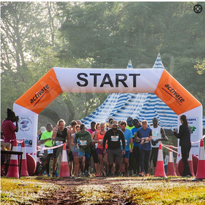 <span class=keywords><strong>Portique</strong></span> publicitaire d'entrée de début de porte de course gonflable avec logo personnalisé pour événements sportifs, accessoire avec souffleur d'air inclus - Product Image 2