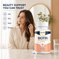 Comprimés de Biotine Avancée OEM ODM Marque Privée – Complément Beauté et Vitalité Capillaire pour Hommes et Femmes – Bien-être Quotidien