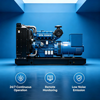 Générateur diesel silencieux 1500 kW 50 Hz 415 V avec ATS pour alimentation de secours de centre de données, certifié CE
