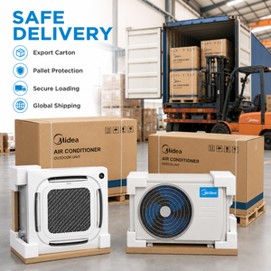 Climatiseur Cassette Commercial Midea 4 Voies 12000-55000 BTU Refroidissement Chauffage Split AC - Product Image 3
