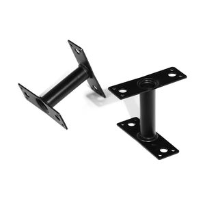 Soporte de metal negro, soporte colgante lateral, soporte de acero inoxidable, material de caja de luz, material de bricolaje, personalizable - Product Image 4