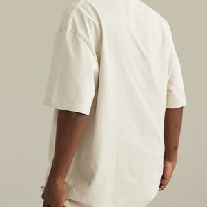 Wholesale Casual Washed Breathable Short Sleeves High Quality Dragon Printing Oversize Heavy Weight Drop Shoulder Unisex <b>Tshirt</b> - Product Image 6