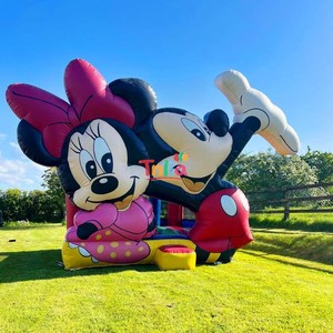 Château gonflable commercial <span class=keywords><strong>Mickey</strong></span> Mouse pour enfants, fête, adorable trampoline gonflable, jouet château gonflable - Product Image 5