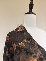 Tissu Jacquard en Promotion : 97% Viscose, 3% Lurex, Imprimé Floral, Matière Brocart pour Abaya, Foulard, Robe, Vêtement