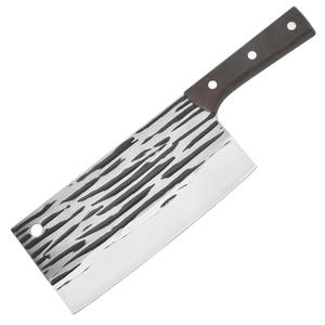 Couteau de Chef Hachoir à Motif Martelé 30cm en Acier Inoxydable Forgé, Couteau de Cuisine 366g avec Lame Forgée à la Main - Product Image 2