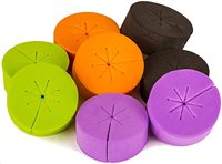Pucks de mousse colorés pour clonage, mousse de semis douce, éponge hydroponique pour plantes, pour clonage DIY et machines à cloner