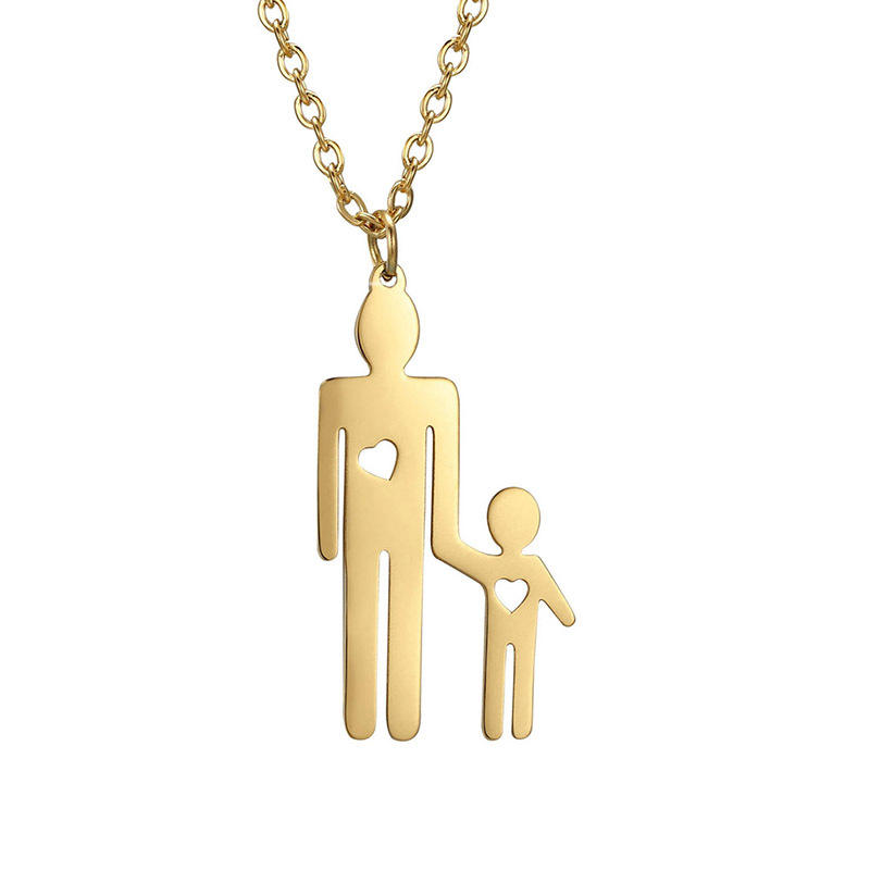 Golden Father-Son Necklace