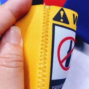 Biểu Tượng Tùy Chỉnh In Có Thể Gập Lại Có Thể Làm Mát Neoprene Đóng Mở 330Ml 375Ml 500Ml Bia Có Thể Mát Bọt Uống Chai Người Giữ - Product Image 4