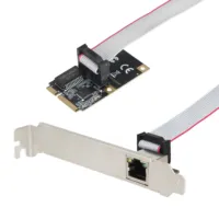 Carte Ethernet interne Realtek RTL8125BG 2.5G/1G Mini PCI Express vers port RJ45 pour serveur (en stock)