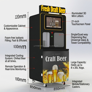 Distributeur automatique de bière commercial YISO, approvisionnement direct usine, magasin de bière intelligent en libre-service 24h/24 sans personnel. - Product Image 3
