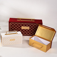 Boîte de rangement pour cadeaux en papier personnalisée, boîtes cadeaux pour vin, emballage pour bouteilles de spiritueux, boîte pliable magnétique