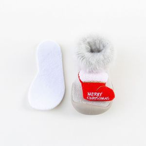Xinanghui Noël bébé garçon fille <span class=keywords><strong>chaussette</strong></span> chaussures antidérapant infantile enfant en bas âge hiver premières chaussures de marche - Product Image 5