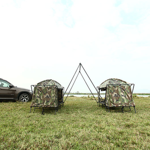 Tente de <span class=keywords><strong>Camping</strong></span> imperméable pliable pour une personne, lit de couchage, pour l'extérieur, randonnée, au-dessus du sol - Product Image 1