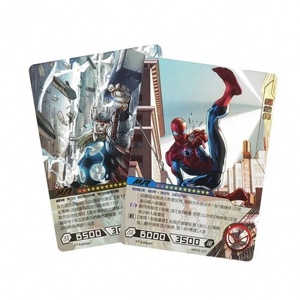 Cartes de collection originales KAYOU Marvells, film, anime, Iron <span class=keywords><strong>Man</strong></span>, Captain America, <span class=keywords><strong>Spider</strong></span>-<span class=keywords><strong>Man</strong></span>, cartes de jeu de héros rares, cadeaux pour enfants, jouets - Product Image 5