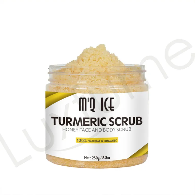 2021 China product available Turmeric Scrub Exfoliating Dead Skin Moisturizing Body Scrub Salt