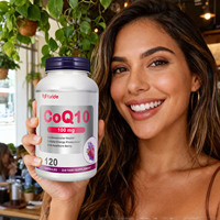 Coenzyme Q10 400mg Oméga-3 Stable Haute Absorption Antioxydant Vitamines en Capsules pour la Santé Cardiaque et l'Énergie 60/90/120/180 Comprimés