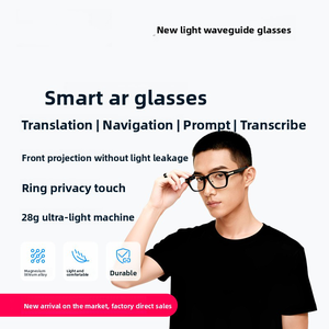 Occhiali AR Intelligenti a Colori con Guida Ottica a Onde, Navigazione, Registrazione Riunioni, Traduzione in Tempo Reale, Modello AI Avanzato - Product Image 2