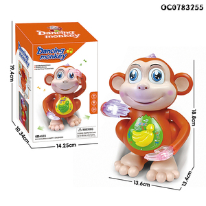 Jouet singe dansant à piles pour animaux de dessin animé avec musique légère - Product Image 6
