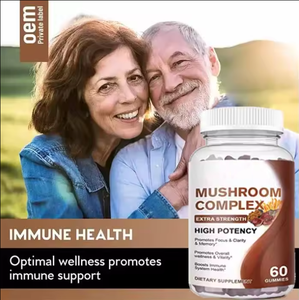 Ausreson Private Label Nootropic Suplementos para el cerebro Lions Mane Mushrooms Gummy Organic Mushroom Gummies - Product Image 4