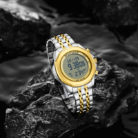 Montre NAVIFORCE 9275 Al Fajr Azan pour hommes, montre avec affichage de l'heure musulmane, fabricant original, haute qualité