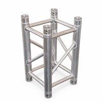 Tour de treillis d'éclairage de scène en aluminium avec plaque de base |   Support d'éclairage de scène, support de truss pour DJ et événements.