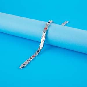 सुमोना मोइससानाइट अच्छे गहने सेट चुंबकीय ब्रेसलेट और फैशन कोण सुरुचिपूर्ण चूड़ियां और कंगन - Product Image 2