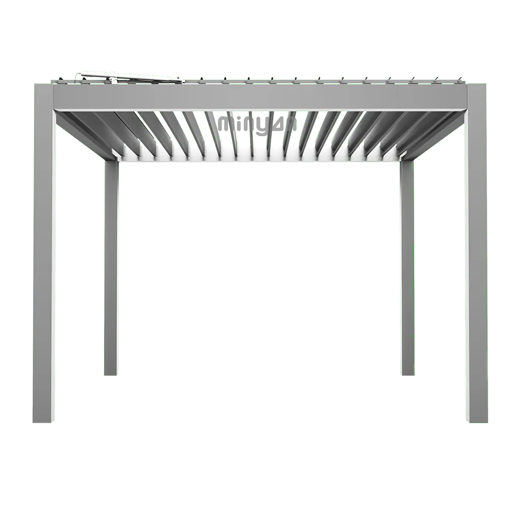2024 diskon besar Harga bagus logam taman Gazebo Pavilion 3x4 matahari Shading bioclisatik aluminium Pergola Gazebos bar