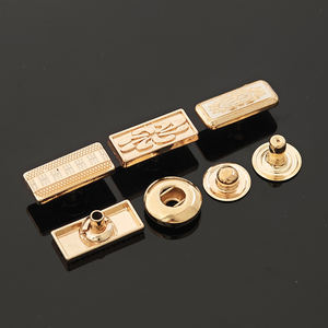 KUNSHUO Button Factory Clothing 4 Part Brand Logo <b>snap</b> <b>fastener</b> Abaya Metal Thobe Custom <b>Snap</b> Shirt buttons for Men Clothes - Product Image 5