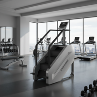 Máquina de Escaleras Aeróbica de Alta Calidad, Robusta, Suave y Segura para Gimnasio, Entrenamiento Físico Comercial en Interiores, Espacio de Ejercicio