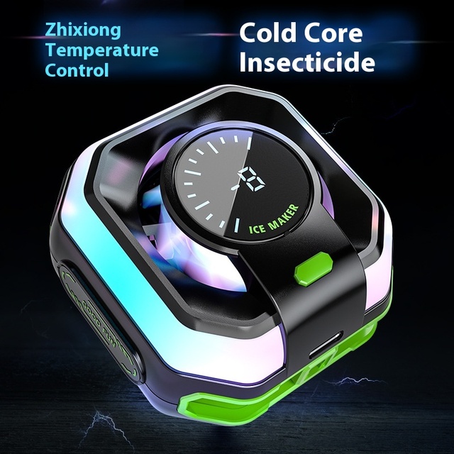 JS86 Ice Forming Semiconductor Live Streaming Refrigeration Clip Wired New Dual Use Game Magnetic Phone Cooler