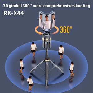 Bâton de <span class=keywords><strong>Selfie</strong></span> de suivi de visage à 360 ° d'usine d'origine avec stabilisation de rotation de suivi de visage AI 180CM de cardan de hauteur étendue X44 - Product Image 2