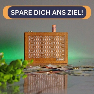 Hucha de madera para estudiantes y adultos, caja de ahorro de monedas de madera con contador para niños, para ahorrar USD, <span class=keywords><strong>euros</strong></span> y <span class=keywords><strong>pesos</strong></span>. - Product Image 6