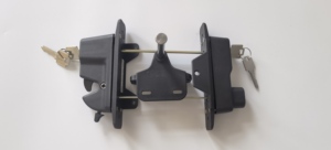 Nhiệm Vụ Nặng Nề Hai Mặt Có Thể Khóa Trọng Lực <span class=keywords><strong>Latch</strong></span> Thiết Kế Hiện Đại Thép Không Gỉ Sắt Cho Vinyl Gỗ Nhôm Cửa Màu Đen Cổng Chốt - Product Image 2