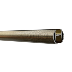 Thanh lịch Chic s-gấp im lặng nhôm Curtain Rod hệ thống đường sắt phong cách Chic kim loại rèm theo dõi - Product Image 6