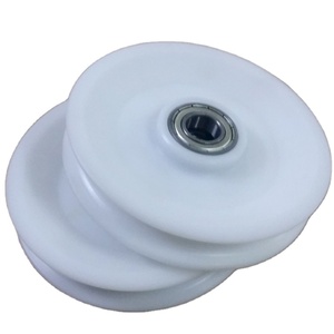 Tùy chỉnh nhựa POM ròng rọc Cung cấp ngành công nghiệp nhựa máy móc Nylon nhựa khối bánh xe PA ròng rọc khối bánh xe 3 năm - Product Image 1