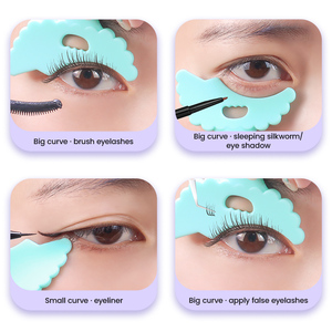 Nouvel applicateur multifonctionnel en silicone 2026 pour eye-liner, outil cosmétique pour maquillage des yeux, aide à l'application de <span class=keywords><strong>mascara</strong></span> et protection des cils pour femme - Product Image 3