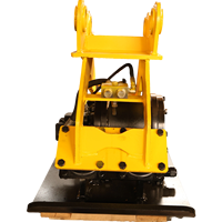 Plaque de compactage monobloc avec moteur intégré, résistante à l'usure, durable, certifiée CE, garantie 1 an, pour sites difficiles, pour 2-40 tonnes