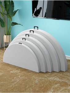 Table à manger ronde en plastique pour l'extérieur ou l'intérieur - Product Image 3