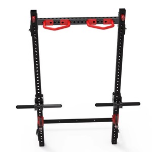 حامل تمارين قابل للطي وقابل للتعديل من الفولاذ الكربوني REYK REYK-14 مع رف للتمارين على الحائط ورف للتمارين الرياضية لتدريب الجسم بالكامل - Product Image 5