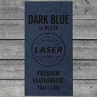 Feuille de similicuir laserable 12x24 de haute qualité avec support gris, vierge pour gravure laser, idéale pour les patchs de casquettes et logos personnalisés - Vente en gros