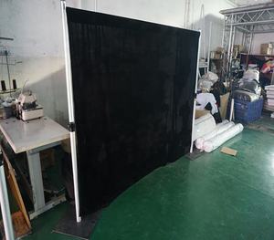 Support de toile de fond réglable en aluminium argenté pour mariage, type Pipe and Drape, 6x10 pieds, en gros, en promotion - Product Image 3