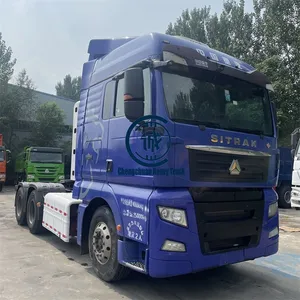 430HP Sitrak 6*4 CNG 2019 Euro 5 Refurbished Used Tractor Truck Towing Head