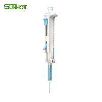 Pipettes de laboratoire à distribution liquide continue de haute qualité avec conception en plastique à pas de vis, efficaces pour une utilisation en laboratoire